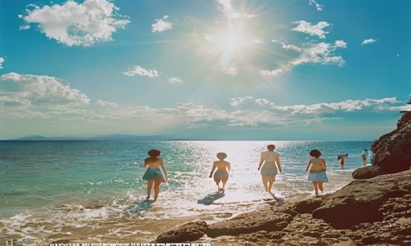 佐山爱2026年夏季写真集《夏语》拍摄现场，在阳光明媚的海边展现夏日气息